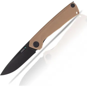 Kapesní nůž ACTA NON VERBA Z200 - DLC, LINER LOCK, PLAIN EDGE, G-10 COYOTE Z200-020