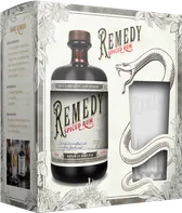 Remedy Spiced Rum 41,5 % 0,7 l + sklenice