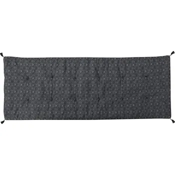 Podsedák Tmavě květovaný podsedák s výplní na lavici se střapci Mip - 180*70 cm