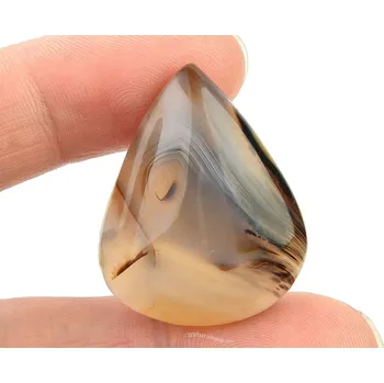 Přírodní kámen Achát mugle velká kapka (9,62g)