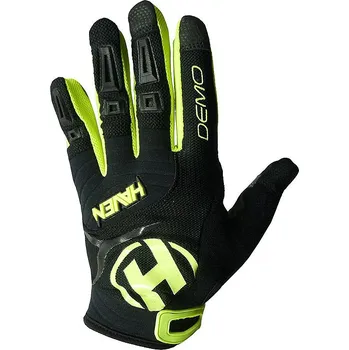 Cyklistické rukavice Rukavice - HAVEN Demo - černozelená M