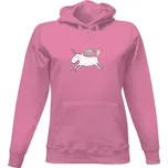 Dámská mikina s kapucí s potiskem Kreslený unicorn dámské