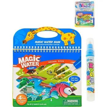 omalovánky Mikro Trading Vodové omalovánky s magickým perem zvířátka