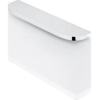 Koupelnový nábytek Police do koupelny skleněná, sklo bílé extra čiré matné, úchyt chrom, 30 cm NIMCO NIKAU NK 30091B-30-26 Nimco