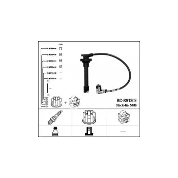 Zapalovací kabel Sada kabelů pro zapalování NGK RC-RV1302 - ROVER