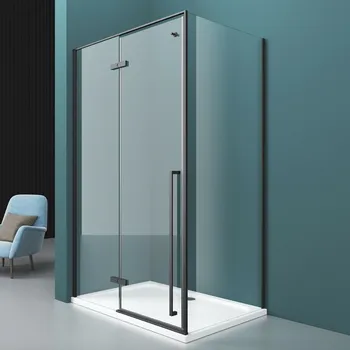 design černý sprchový kout RAVENA 64 BLACK