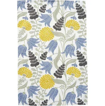 Utěrka Kuchyňská utěrka Lily yellow blue 46x70, Klippan Švédsko