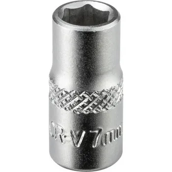 Gola hlavice DEMA Nástrčný klíč / ořech krátký 7 mm 1/4"