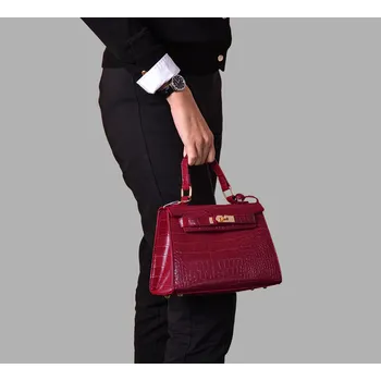 Kabelka Aaryans Dámská kabelka SL002 CIHLOVĚ ČERVENÁ