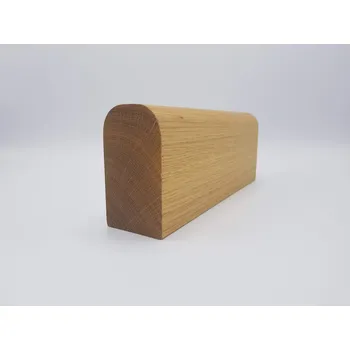 Zábradlí Havlíček truhlářství Madlo dřevěné MH 04 DUB - 50x90mm R20 Délka: 1m