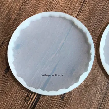 Just4youonlineUK Achát Kulatý Silikonová Forma Velikost: 1 kus