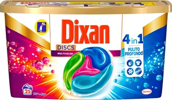 Tableta na praní Dixan Discs 4v1 na barevné prádlo 25 ks
