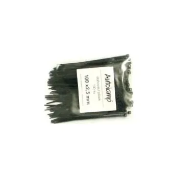 Stahovací páska Vázací pásek černý 100/2,5