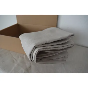 přikrývka Letní lněná přikrývka 145x200 cm - bílá káva | E-len