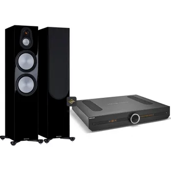 Elektronika Monitor Audio Silver 7G 500 + Roksan Attessa Streaming set - černá