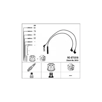 Zapalovací kabel Sada kabelů pro zapalování NGK RC-ET1218