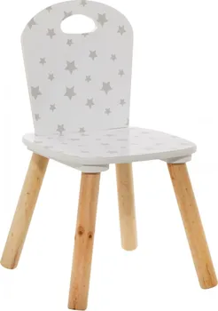 Dětská židle Atmosphera Star bílá s hvězdami