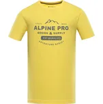 Pánské triko Alpine pro BYLID žluté - Žlutá, S