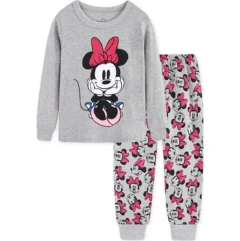 Dívčí pyžamo Disney Dětská zimní pyžama s pohádkovými motivy Motiv: Minnie, šedá, Velikost: 3 roky