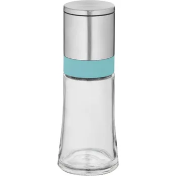 Mlýnek na koření KELA Mlýnek na pepř a sůl MATTEO 75 ml, sklo / nerez, mentolový