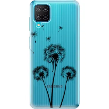 Pouzdro na mobilní telefon Odolné silikonové pouzdro iSaprio - Three Dandelions - black - Samsung Galaxy M12