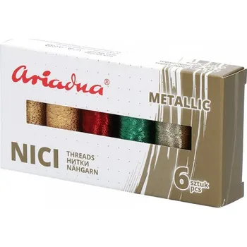 Nit sada nití Metallic Earth Silva 30N/150m a 40N/250m 6barev