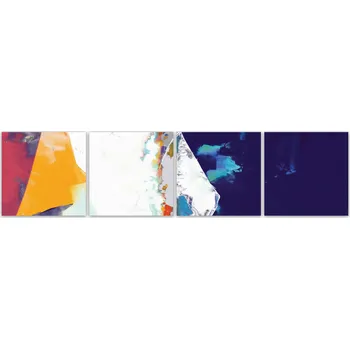 Obraz Malvis ® Obraz reprodukce Abstraktní Velikost: čtyřdílné panorama - 100x25 cm