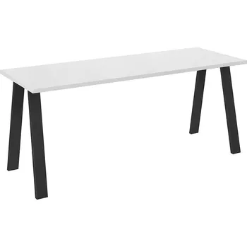 Jídelní stůl Jídelní stůl industriální Kleo - 185x67 cm - bílá