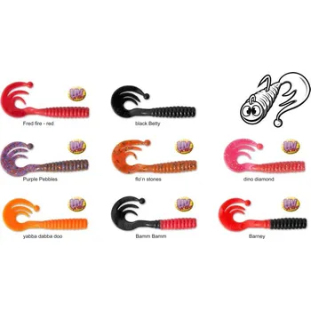 Umělá nástraha Gumová nástraha 3,5g / 8cm - Curly Tail - 5ks 44 3263101 - Gumová nástraha 3,5g / 8cm - Curly Tail - 5ks