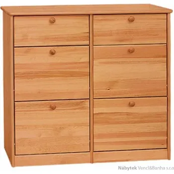 Botník dřevěný botník z masivního dřeva borovice drewfilip 5