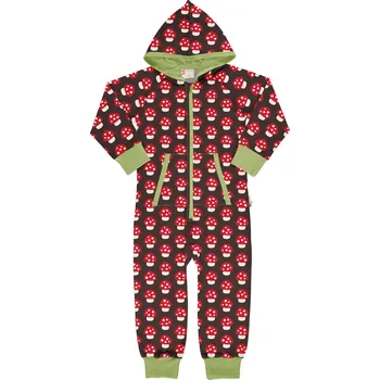 Kojenecký overall Dětský overal dlouhý s vyšší gramáží Houby Maxomorra Velikost: 74/80