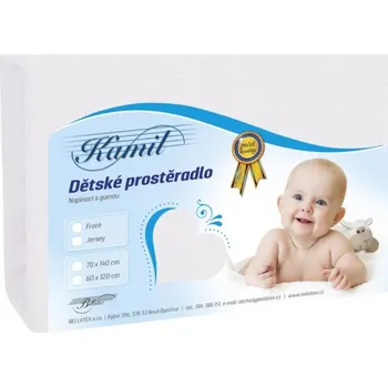 Prostěradlo Bellatex Dětské froté prostěradlo bílá 70x140 cm