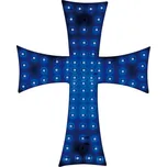 Lampa 96972 svítící kříž modrý