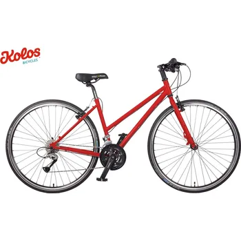 Městské kolo Kolos Dámské turistické kolo Kolos, 44 cm, červená