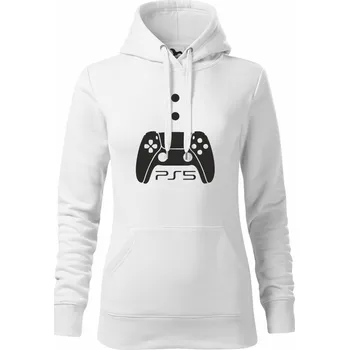 Dámská mikina Dámská mikina PS5 bílá