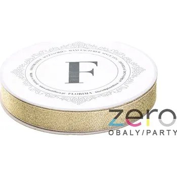 Stuha Stuha tkaná 1,5 cm x 10 m - zlatá