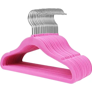 Ramínko SONGMICS Ramínka na dětské oděvy 30 cm růžová 20 ks