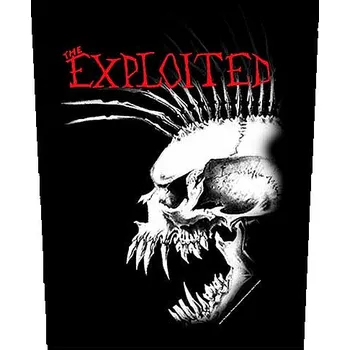 Nášivka The Exploited nášivka na záda 30x27x36 cm, Bastard Skull