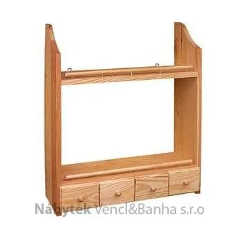 regál dřevěná závěsná polička z masivního dřeva borovice drewfilip 33