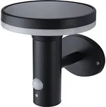 Nástěnné solární osvětlení s čidlem Palermo, černá