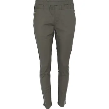 Dámské kalhoty Freesia Paris L038 kalhoty do gumy barva: zelená-khaki, velikost: XL