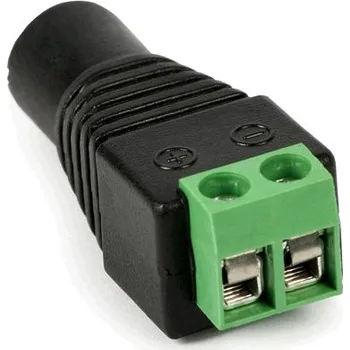 Konektor napájecí zásuvka 2.1x5.5 mm se svorkovnicí (samice)