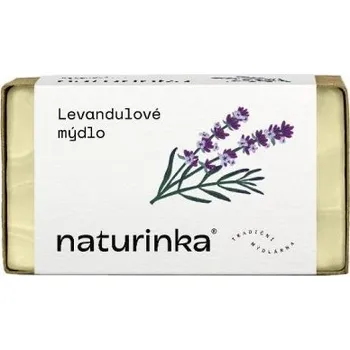 Mýdlo Přírodní tuhé levandulové mýdlo 110g Naturinka