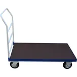 HTI Plošinový vozík 1100x700 - s vodorovnými příčkami - 500 kg - Pryžová kola MTD-397