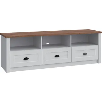 Televizní stolek Eoshop RTV stolek Provence, bílá borovice / dub lefkas, lamino