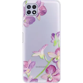 Pouzdro na mobilní telefon Odolné silikonové pouzdro iSaprio - Purple Orchid - Samsung Galaxy A22 5G
