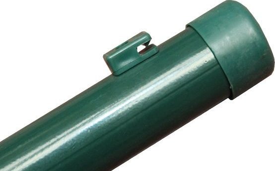 Sloupek kulatý, průměr 48 mm, výška 200 cm, PVC zelený