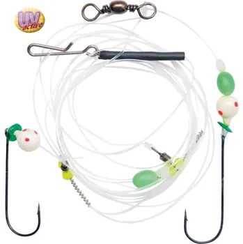 Rybářský háček systém zebco shore 7 #1/0, 0,70/0,50mm