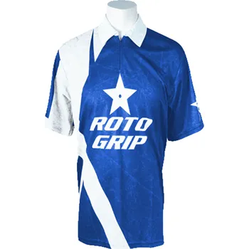 Bowling TRIKO S LÍMEČKEM PÁNSKÉ MODRÉ MD