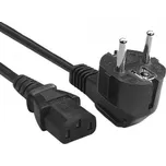 Napájecí kabel pro počítače, 3-pin, 230V, 10A, 1,8m KAD201